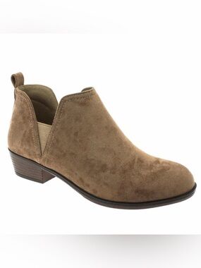 Kenzie- Taupe Brown Suede Ankle Boot